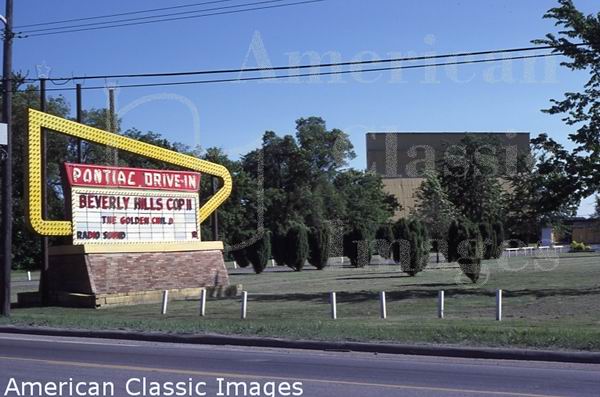 Pontiac Drive-In Theatre - From American Classic Images
